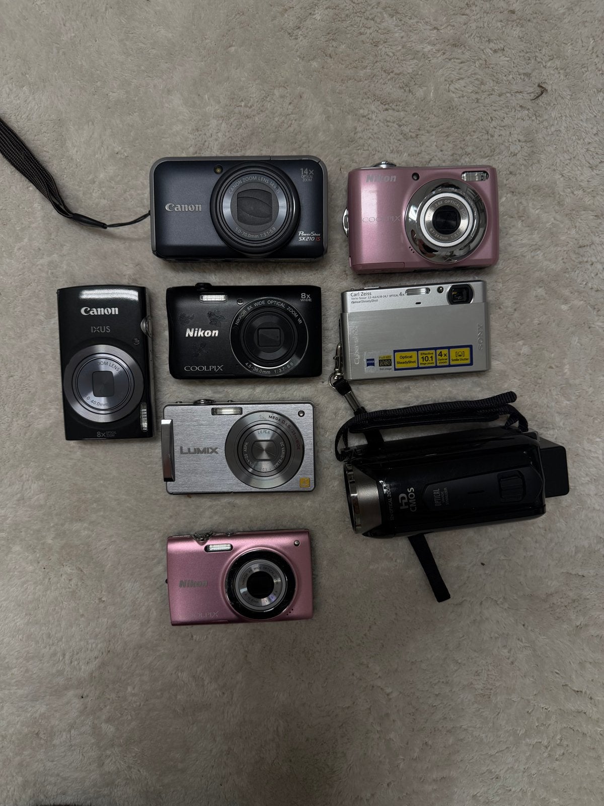 Diverse gebruikte camera's - werkend en defect, Ophalen of Verzenden, Gebruikt