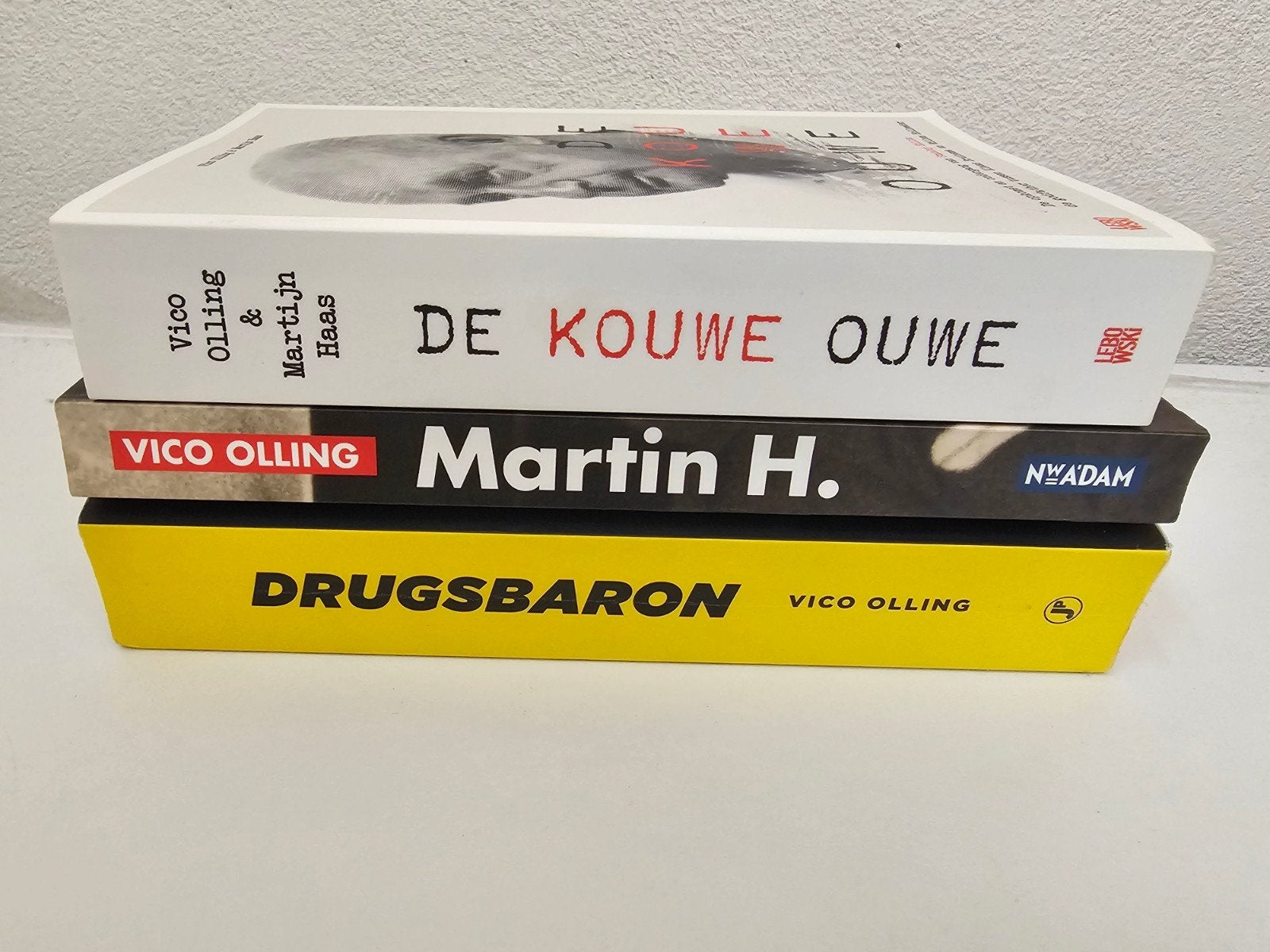 Vico Olling Boeken: De Kouwe Ouwe, Martin H., Drugsbaron, Boeken, Ophalen of Verzenden, Gelezen, Vico Olling