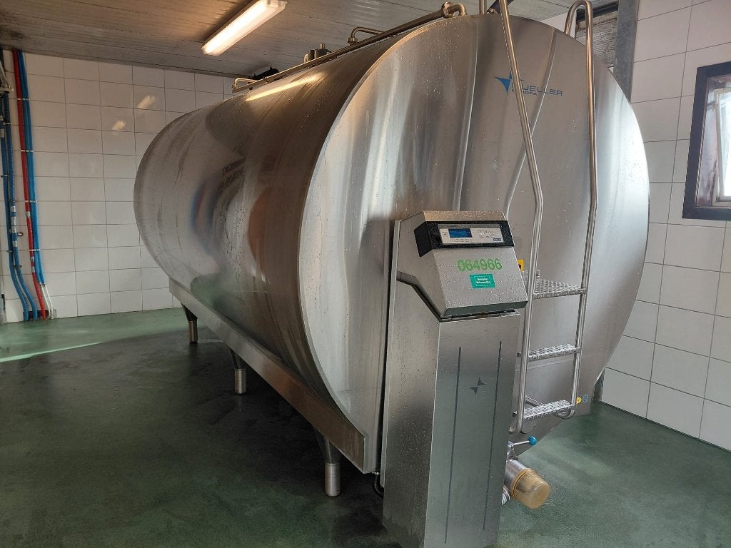 Melktank/melkkoeltank, Ophalen, Gebruikt