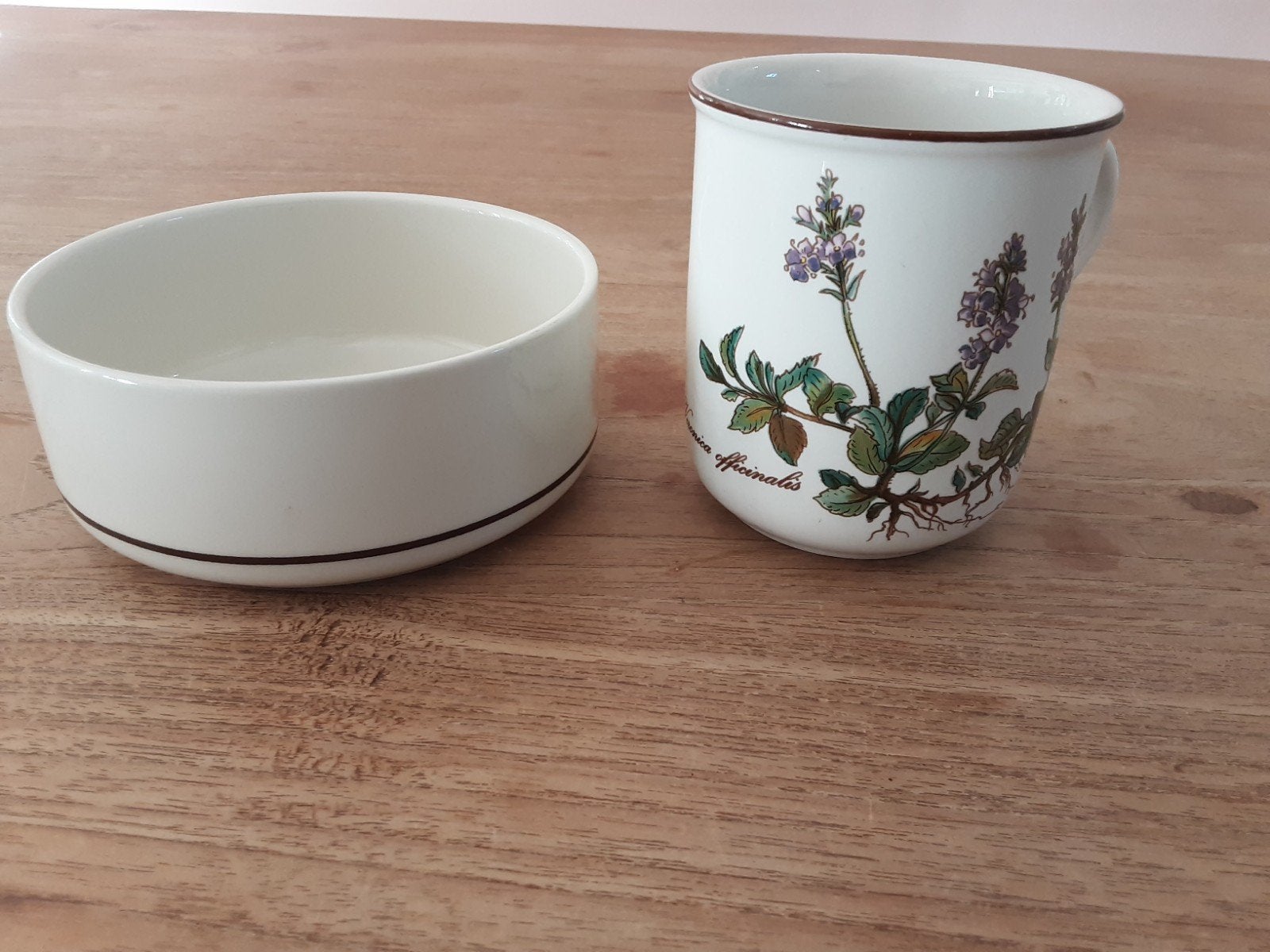 Villeroy & Boch Botanica  schaaltje en mok, Villeroy & Boch, Ophalen of Verzenden, Zo goed als nieuw, Overige stijlen