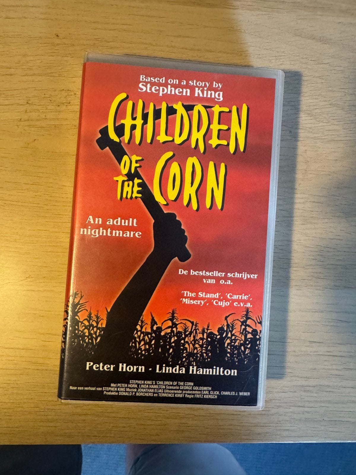Children of the Corn VHS - Stephen King Horror, Cd's en Dvd's, VHS | Film, Horror, Nederlands ondertiteld, Vanaf 16 jaar, Verzenden