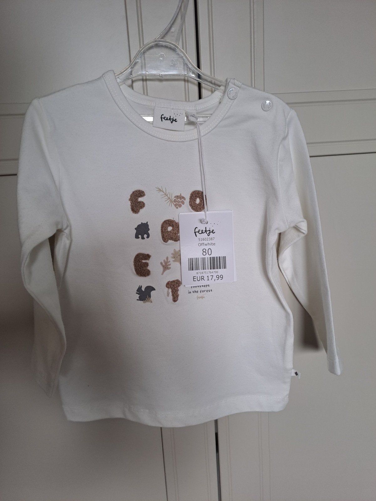 Nieuw Feetje 'Forest' longsleeve maat 80, Ophalen of Verzenden, Nieuw, Feetje, Jongetje of Meisje