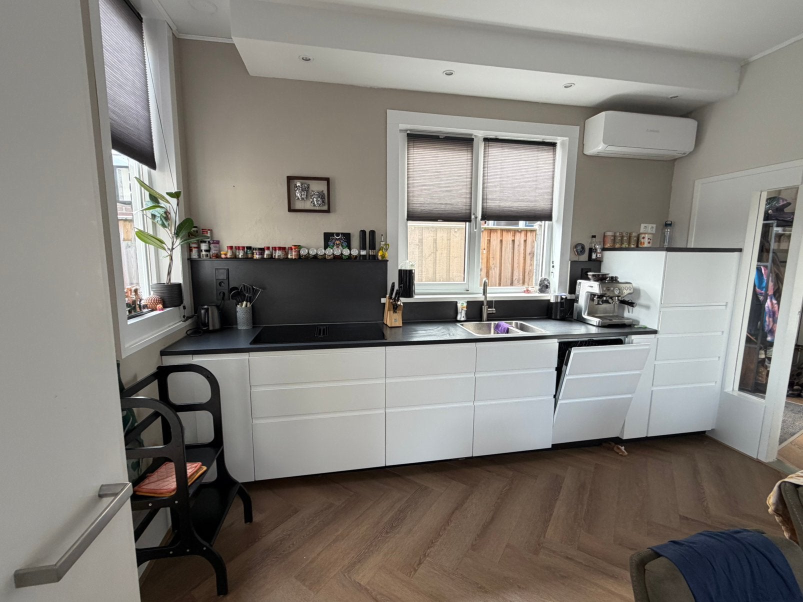 Mat Witte Ikea Metod Keuken, van alle gemakken voorzien, Ophalen, Wit, Overige typen, Zo goed als nieuw