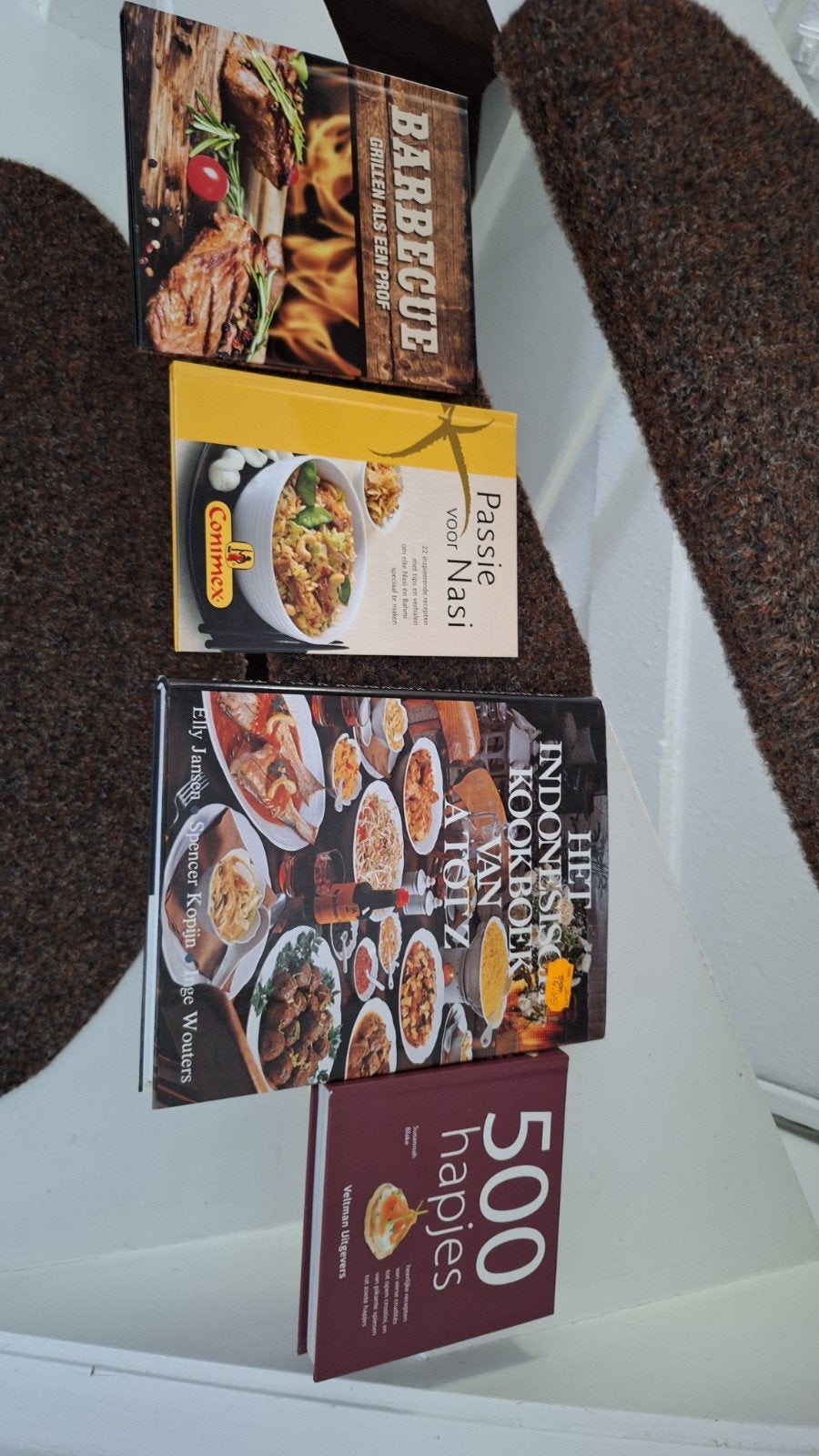 Kookboeken: Barbecue, Nasi, Indonesisch, 500 hapjes, Boeken, Kookboeken, Azië en Oosters, Ophalen of Verzenden, Zo goed als nieuw