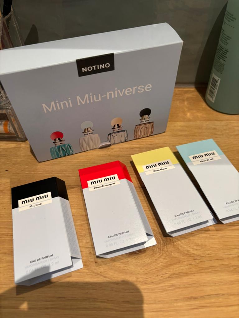 Miu Miu testers 4 stuks, Ophalen of Verzenden, Zo goed als nieuw