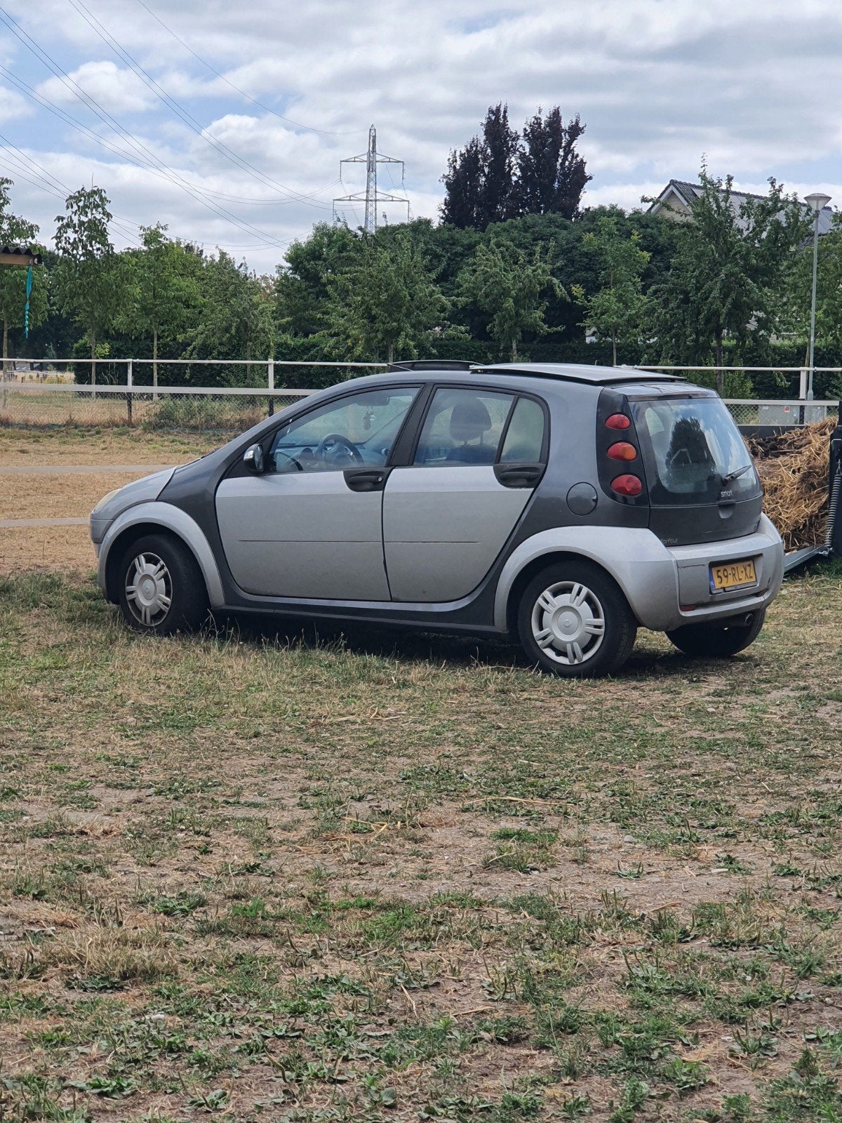 Smart ForFour 1.1 2005 Grijs, Auto's, Voorwielaandrijving, Origineel Nederlands, Handgeschakeld, Particulier