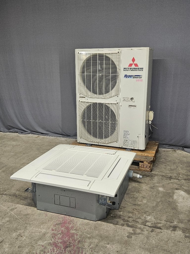 Mitsubishi Heavy FDC140VSX + FDT140VG cassette airco 16 kW, Koelen en Ontvochtigen, Verzenden, Energieklasse A of zuiniger, Refurbished