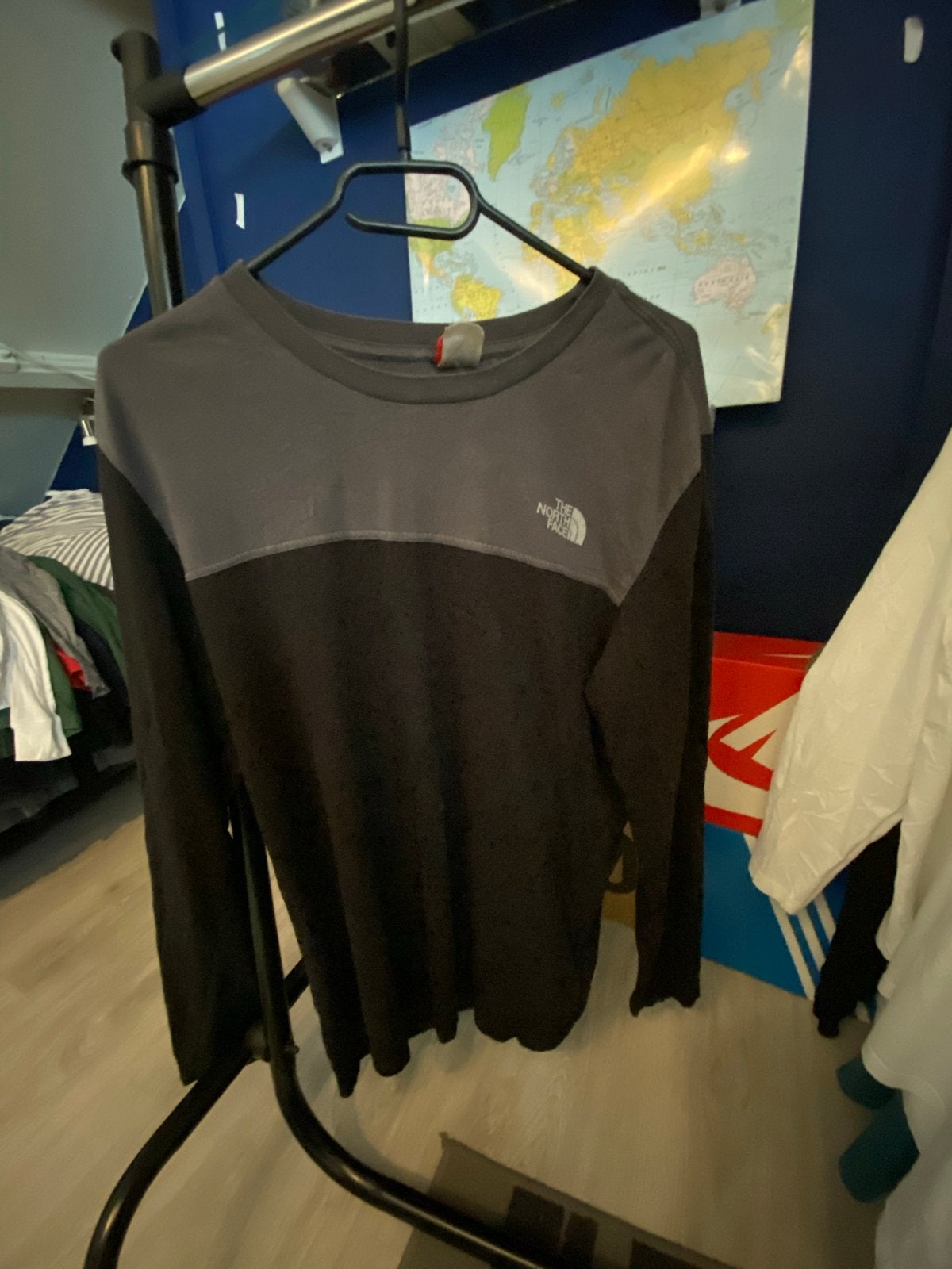 The North Face longsleeve shirt - Maat M, Ophalen of Verzenden, Zo goed als nieuw, Maat 48/50 (M), Zwart