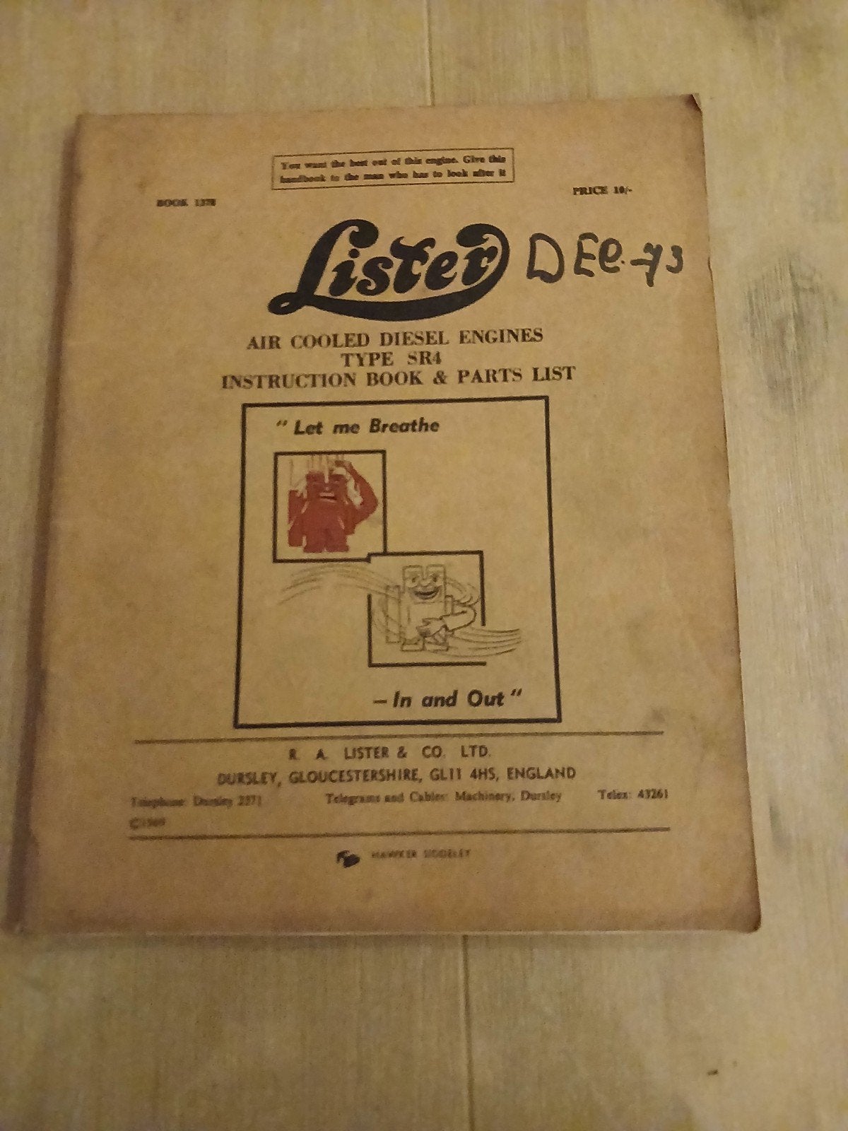 Lister SR4 boek, Ophalen of Verzenden