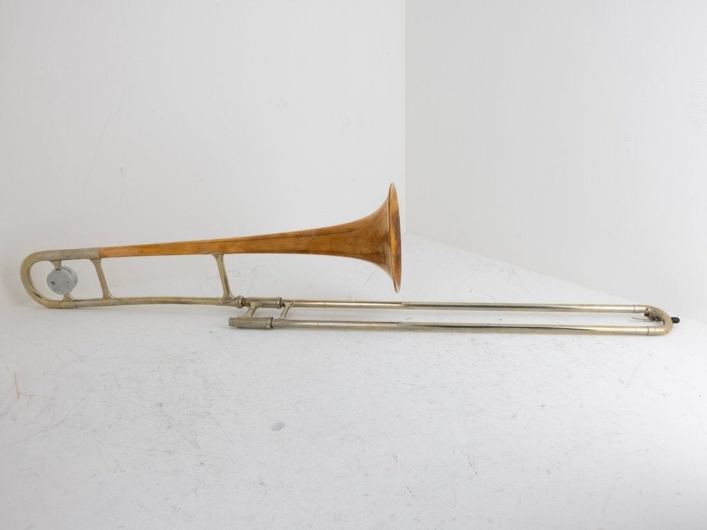 Gebruikte Tenor Trombone Olds Super, nickel schuif, Muziek en Instrumenten, Instrumenten | Toebehoren, Gebruikt, -, -, Ophalen of Verzenden