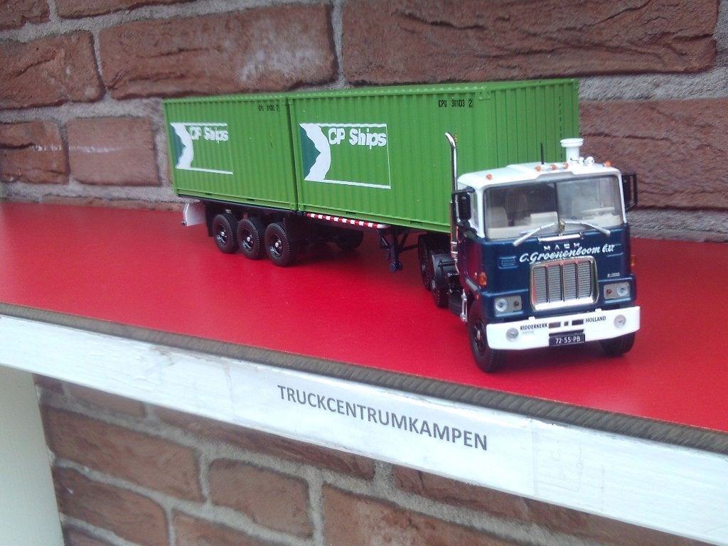 Tekno  Mack  F700  van  Groeneboom - Ridderkerk., Hobby en Vrije tijd, Modelauto's | 1:50, Ophalen of Verzenden, Nieuw, Bus of Vrachtwagen