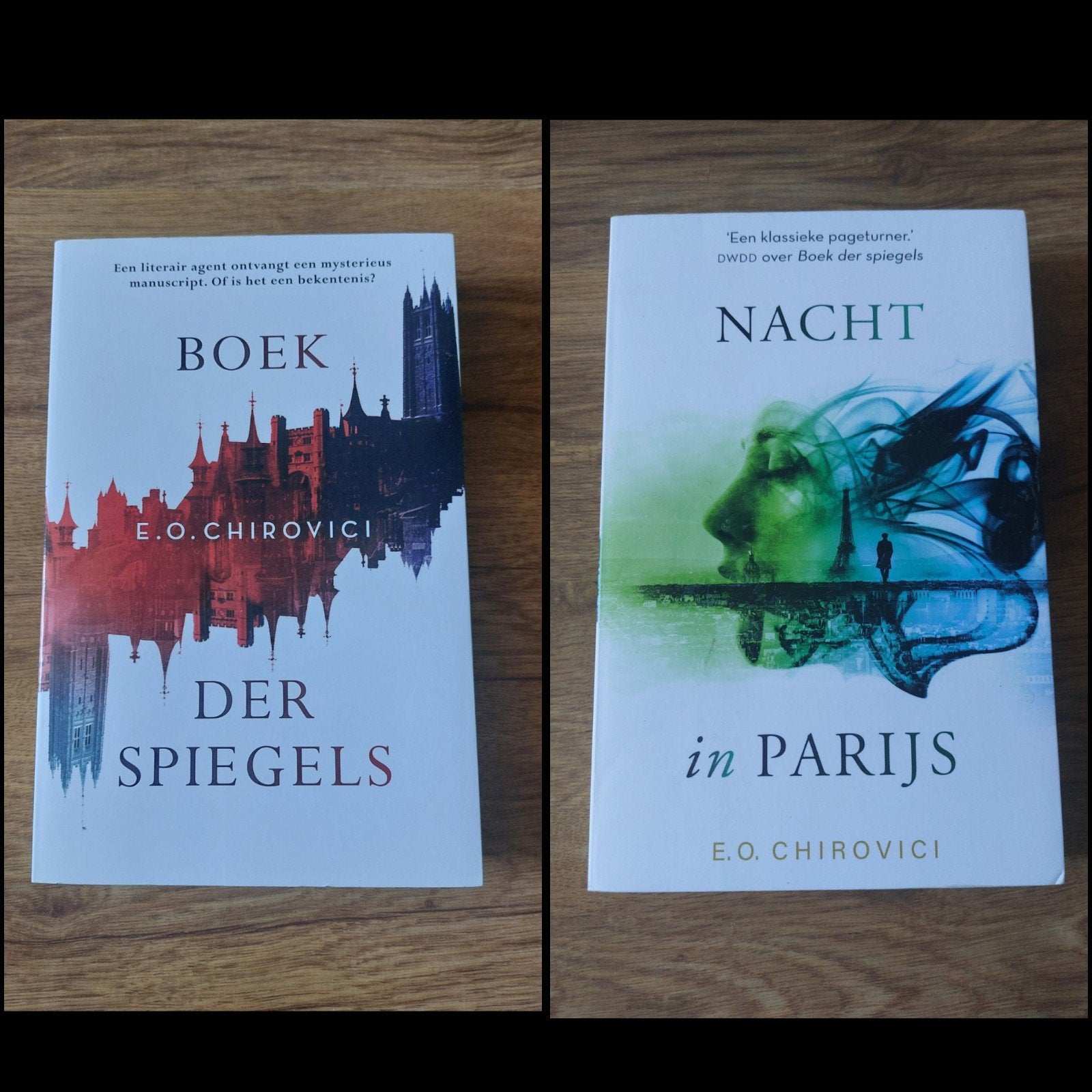 Thrillers van E.O. Chirovici • o.a. Boek der spiegels, Ophalen of Verzenden, Zo goed als nieuw, E.O. Chirovici
