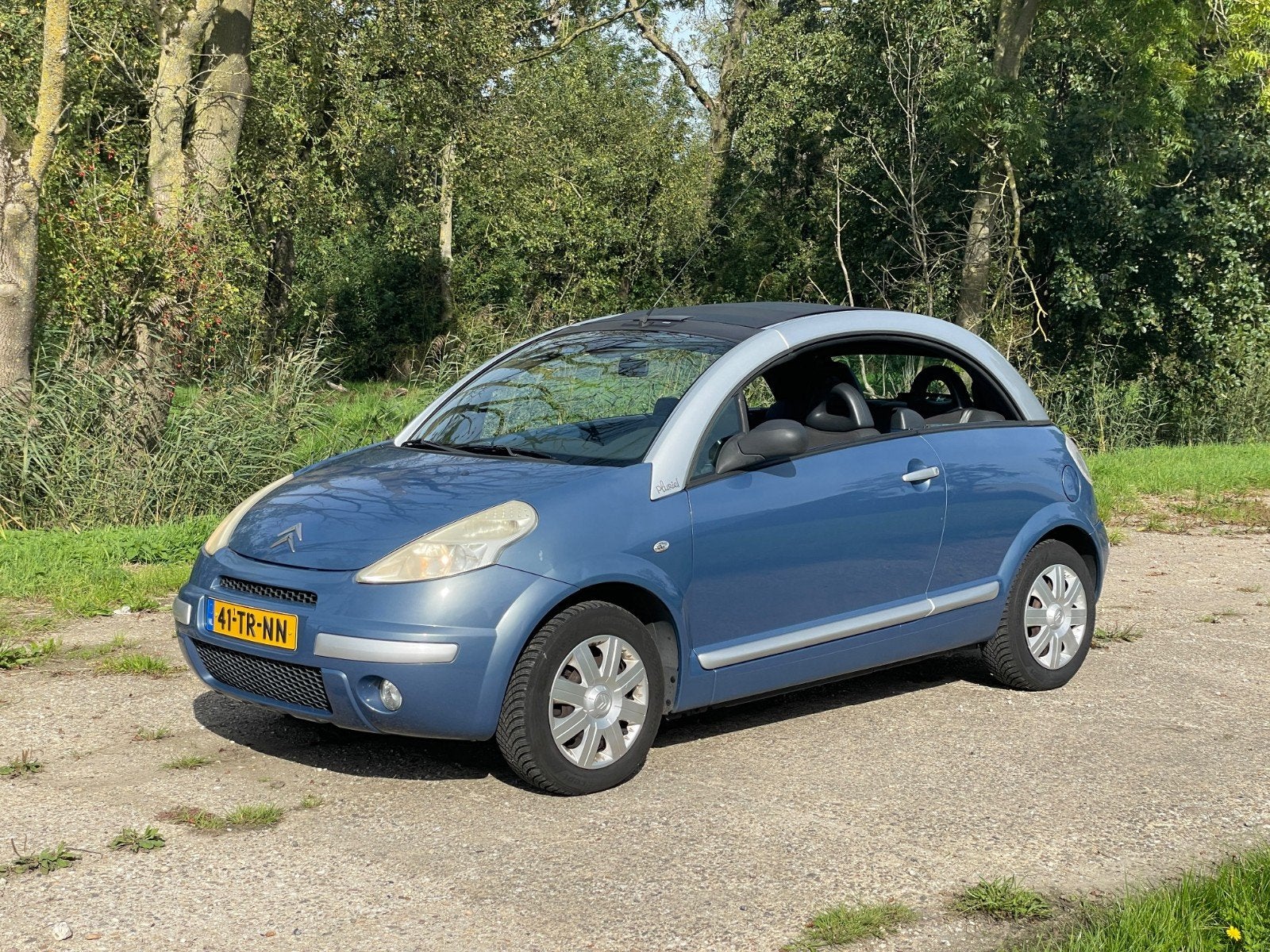 Citroën C3 1.4 I Pluriel 2007 Blauw, Auto's, Voorwielaandrijving, 15 km/l, 1360 cc, 49 €/maand