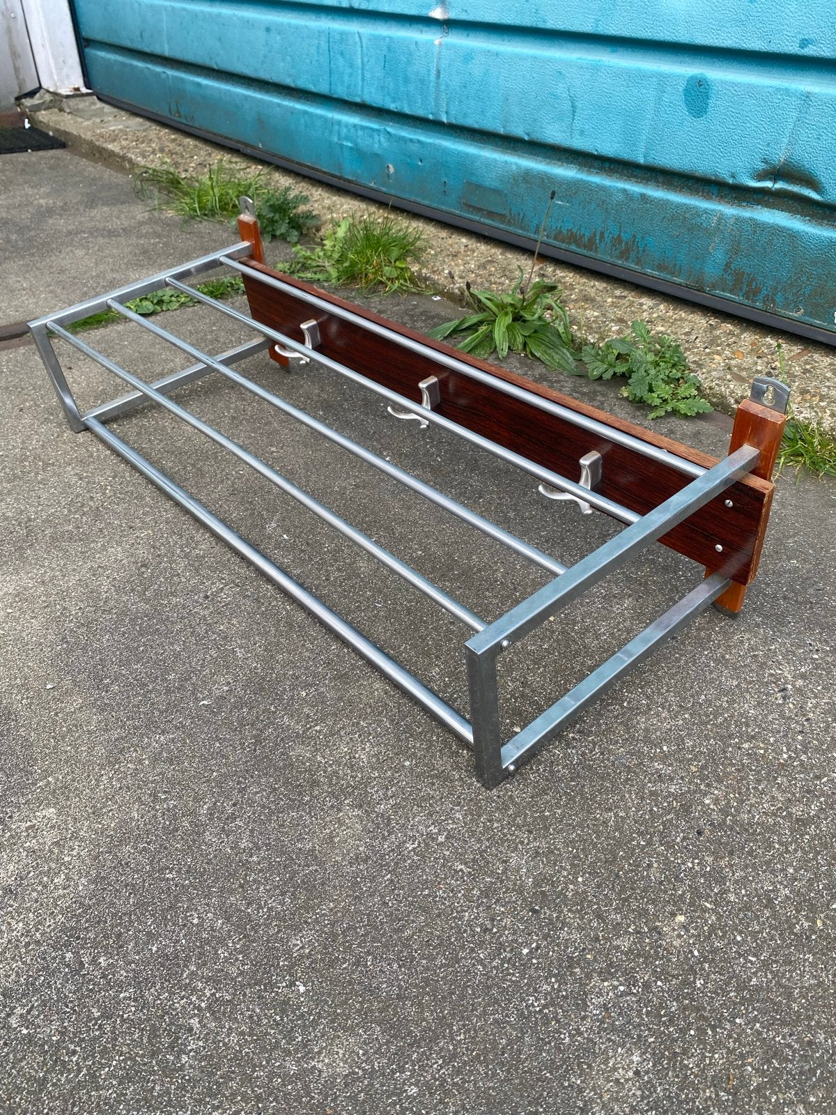 Vintage Kapstok Jaren '60 Design - Goede Stevige Staat, Gebruikt, Minder dan 100 cm, Metaal, Ophalen