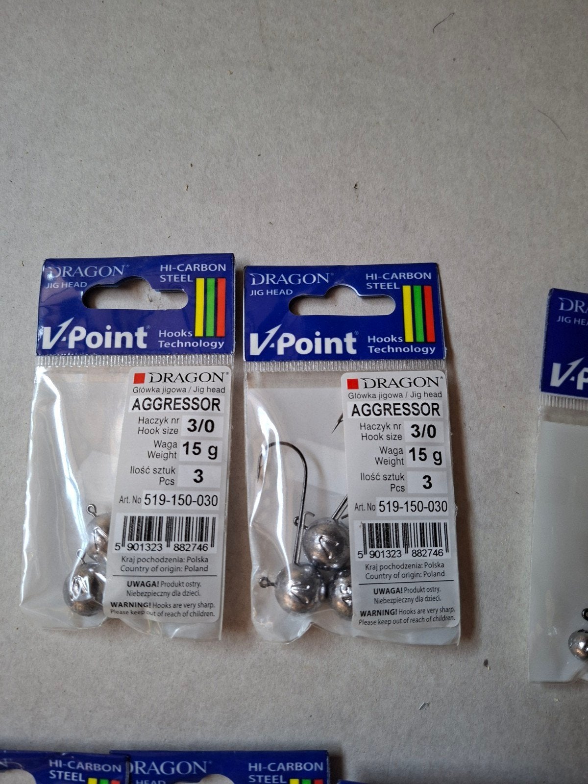 Dragon  V-Point Jigheads. (+50st.), Overige typen, Nieuw, Ophalen of Verzenden, Dragon