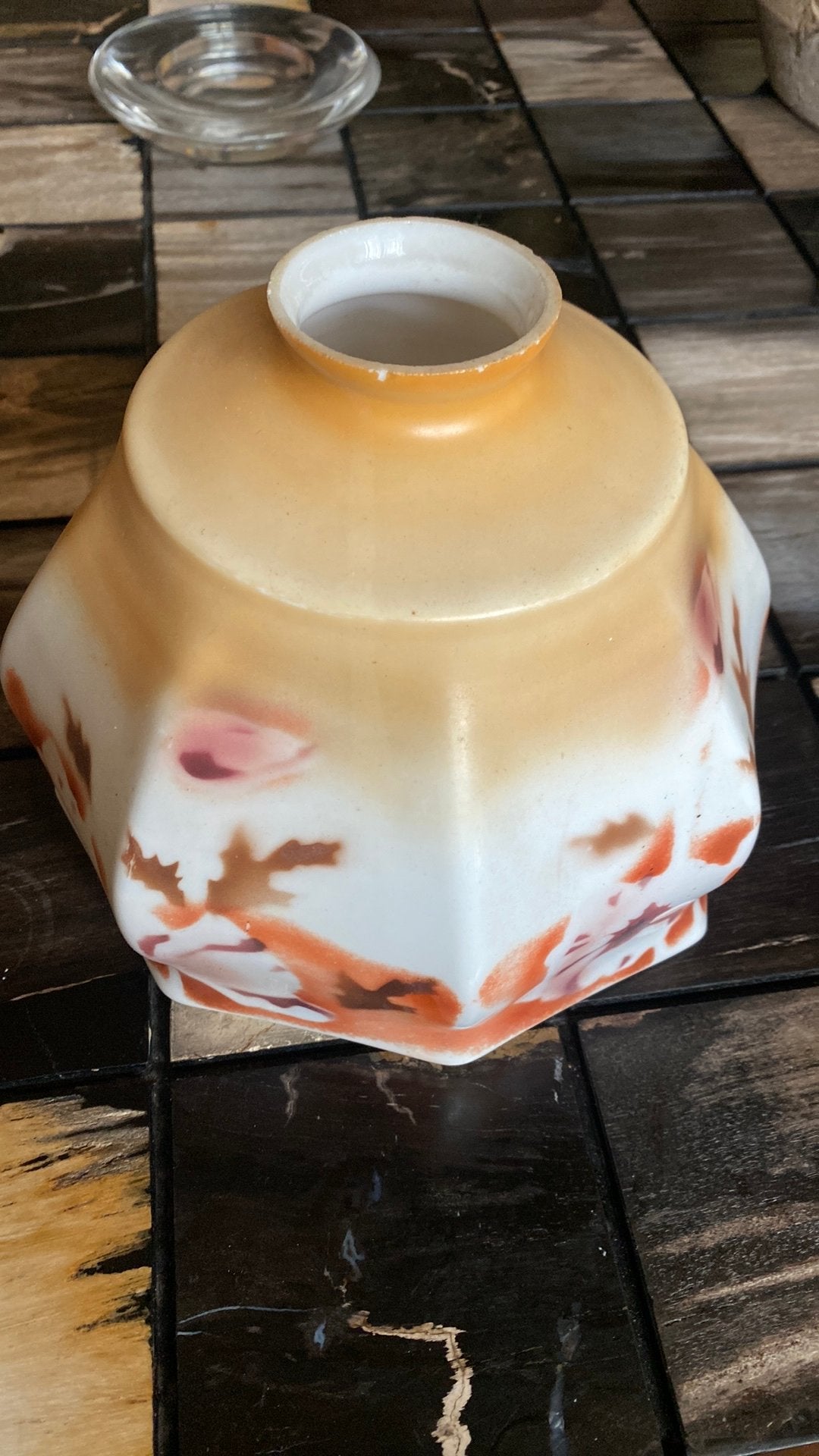Lampenglas, art deco, paraplu design, Ophalen of Verzenden