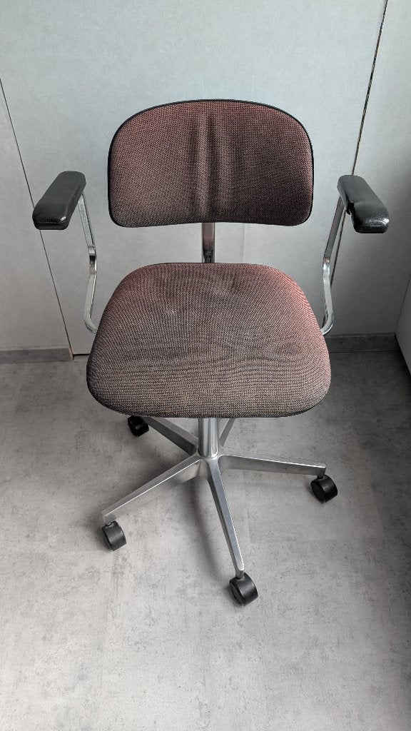 Bureaustoel, Ophalen, Gebruikt, Bruin, Bureaustoel