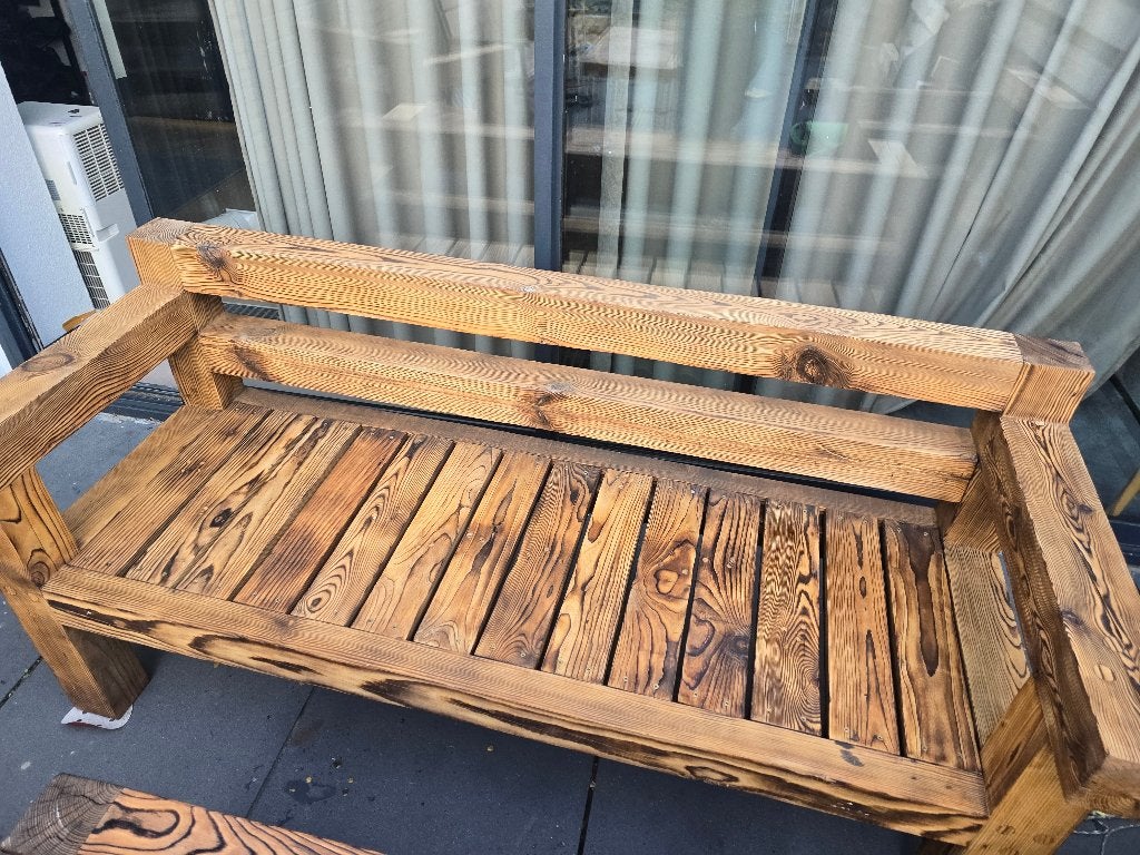 tuinbank new 170x60x80cm, Ophalen, Nieuw, Hout