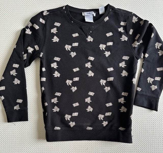 Sweater / trui van Nik & Nik , maat 128 zgan (N727), Trui of Vest, Nik&Nik, Ophalen of Verzenden, Zo goed als nieuw