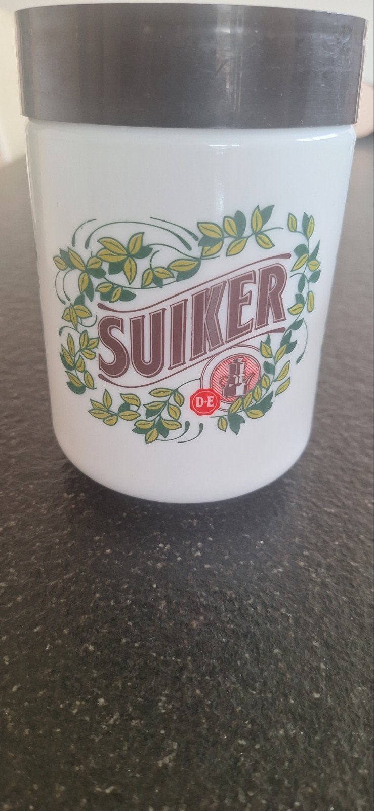 Douwe Egberts voorraadpot Suiker, Huis en Inrichting, Ophalen of Verzenden