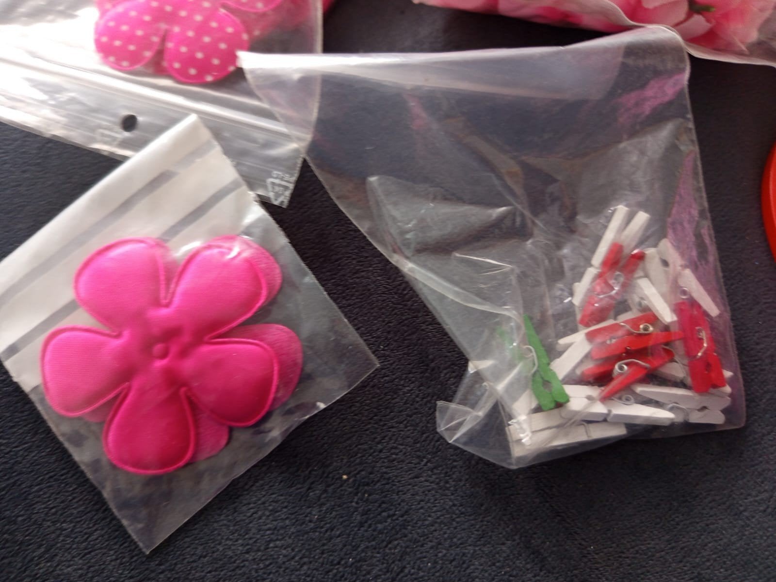 Grote knutselset met haaraccessoires en decoratie, Ophalen, Handgemaakt, Meerkleurig, Natuur en Bloemen