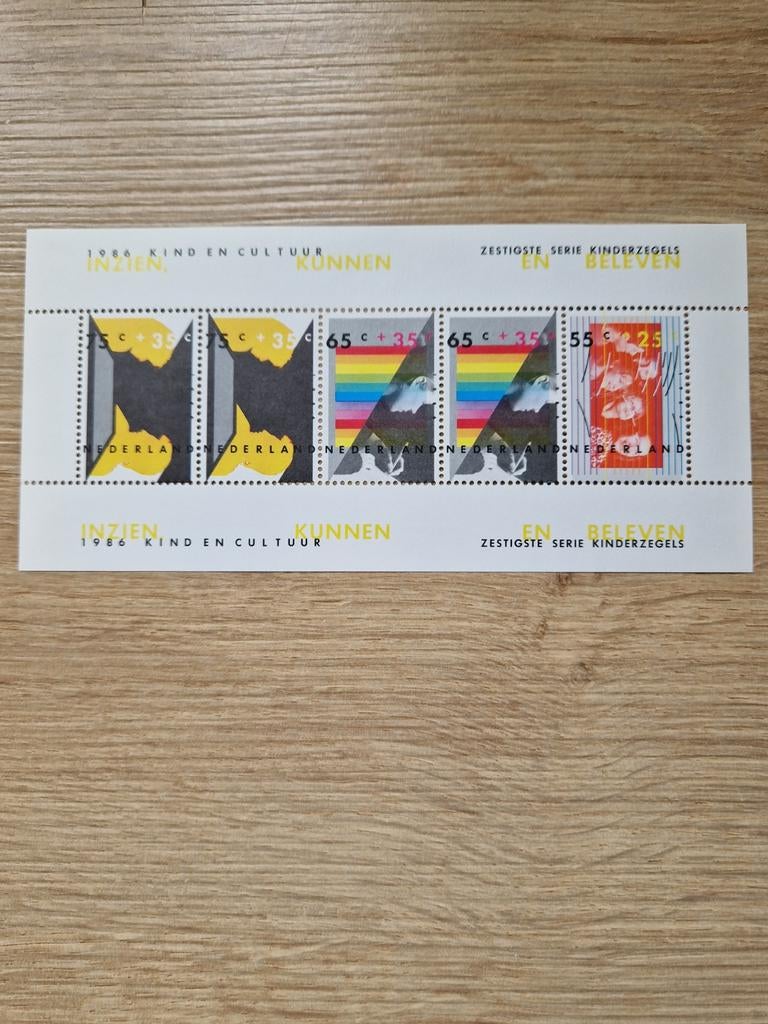 Kinderpostzegels 1986 met originele envelop, Postzegels en Munten, Ophalen of Verzenden