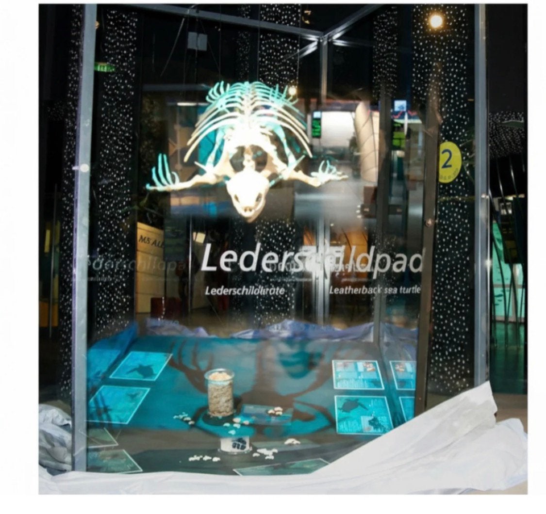 Grote Kubus Vitrine 175x175x250, Ophalen, Zo goed als nieuw, 25 tot 50 cm, Glas