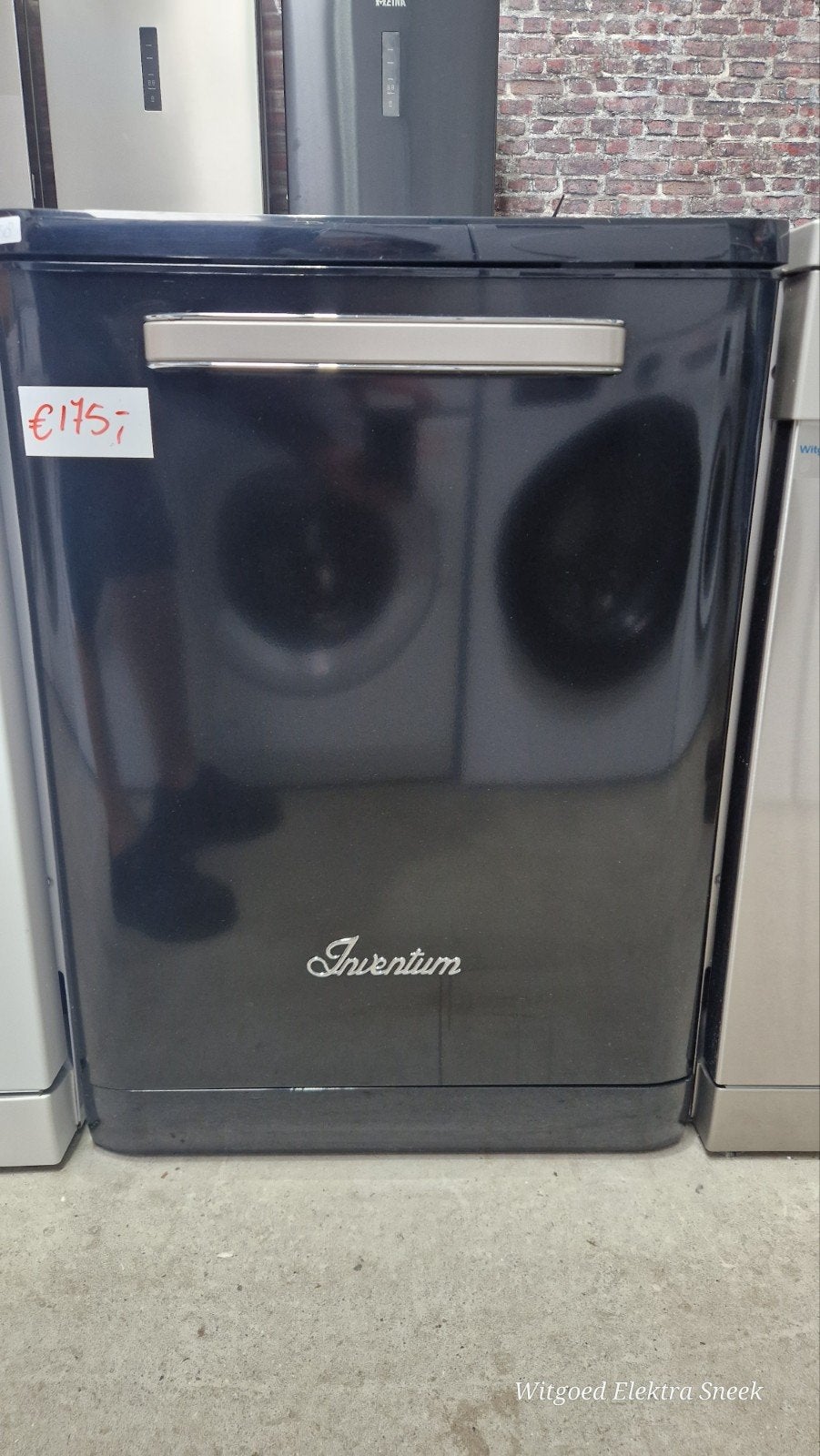 Inventum retro vaatwasser zwart, 6 maand garantie 4358, Witgoed en Apparatuur, Ophalen, Minder dan 10 liter, Refurbished, Energieklasse A of zuiniger