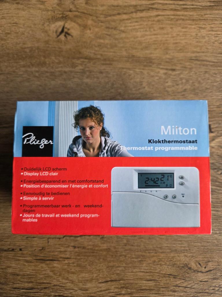 Nieuwe thermostaat!, Doe-het-zelf en Verbouw, Thermostaten, Ophalen of Verzenden, Nieuw