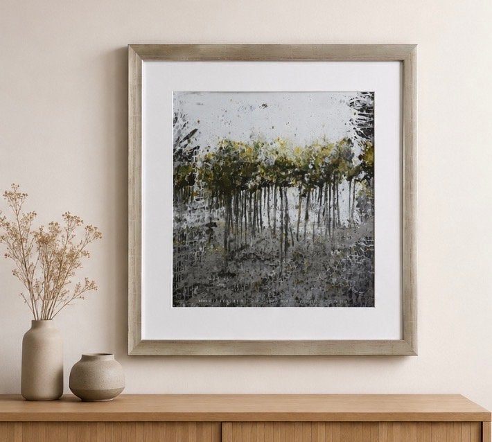 Grote wissellijst / kunstkalender met 12 maandprints, Antiek en Kunst, Kunst | Schilderijen | Modern, Overig onderwerp, Ophalen of Verzenden