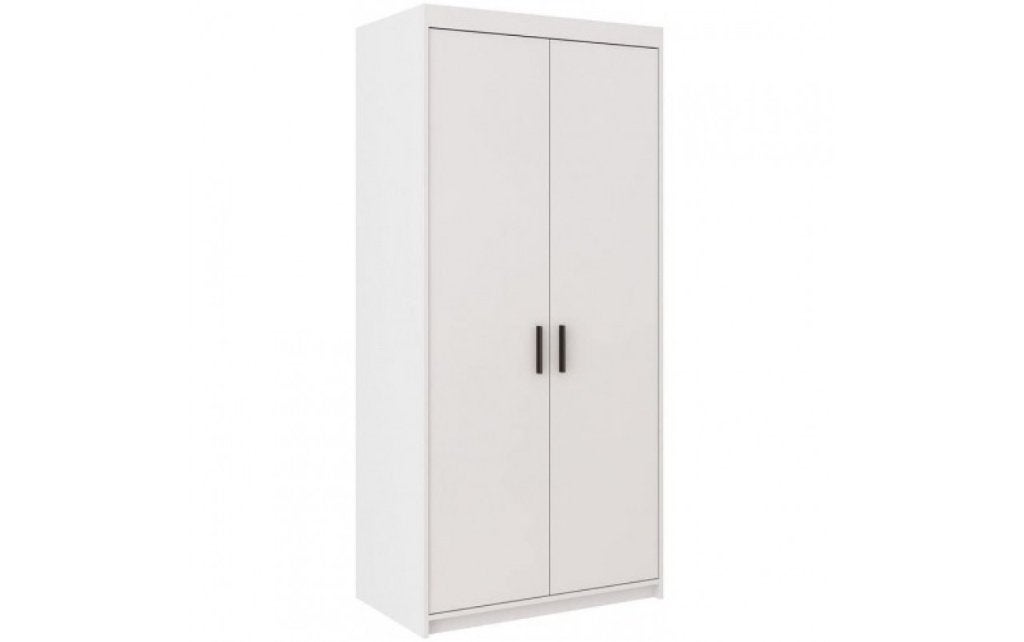 Tweedeurs draaideurkast, 190x89x53 cm, wit, Met deur(en), Nieuw, 150 tot 200 cm, 50 tot 75 cm