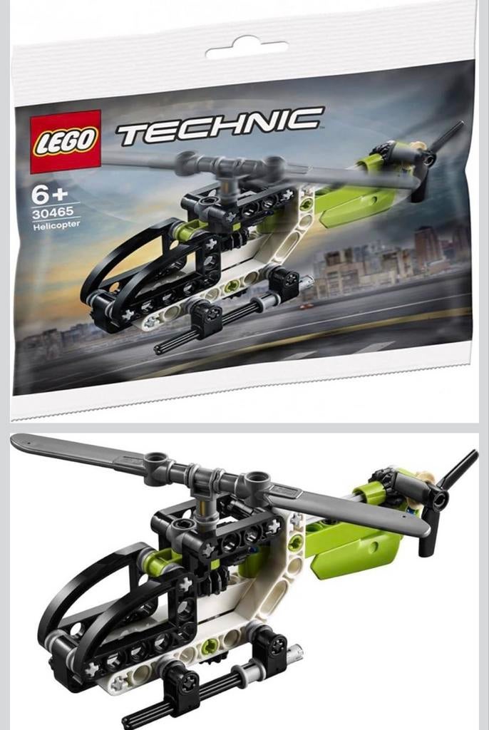 Lego Technic Helicopter (30465) met boekje - O23, Kinderen en Baby's, Speelgoed | Duplo en Lego, Lego, Lego, Lego, Ophalen of Verzenden