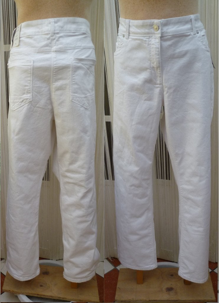 C&A witte jeans maat 54 spijkerbroek nieuw, Wit, Nieuw, Ophalen of Verzenden, C&A