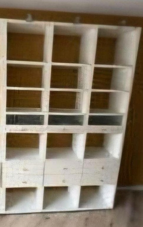 Mooie originele Hülsta modulaire wandkast/vakkenkast in wit., Huis en Inrichting, Kasten | Wandmeubels, Ophalen, Gebruikt, 200 cm of meer