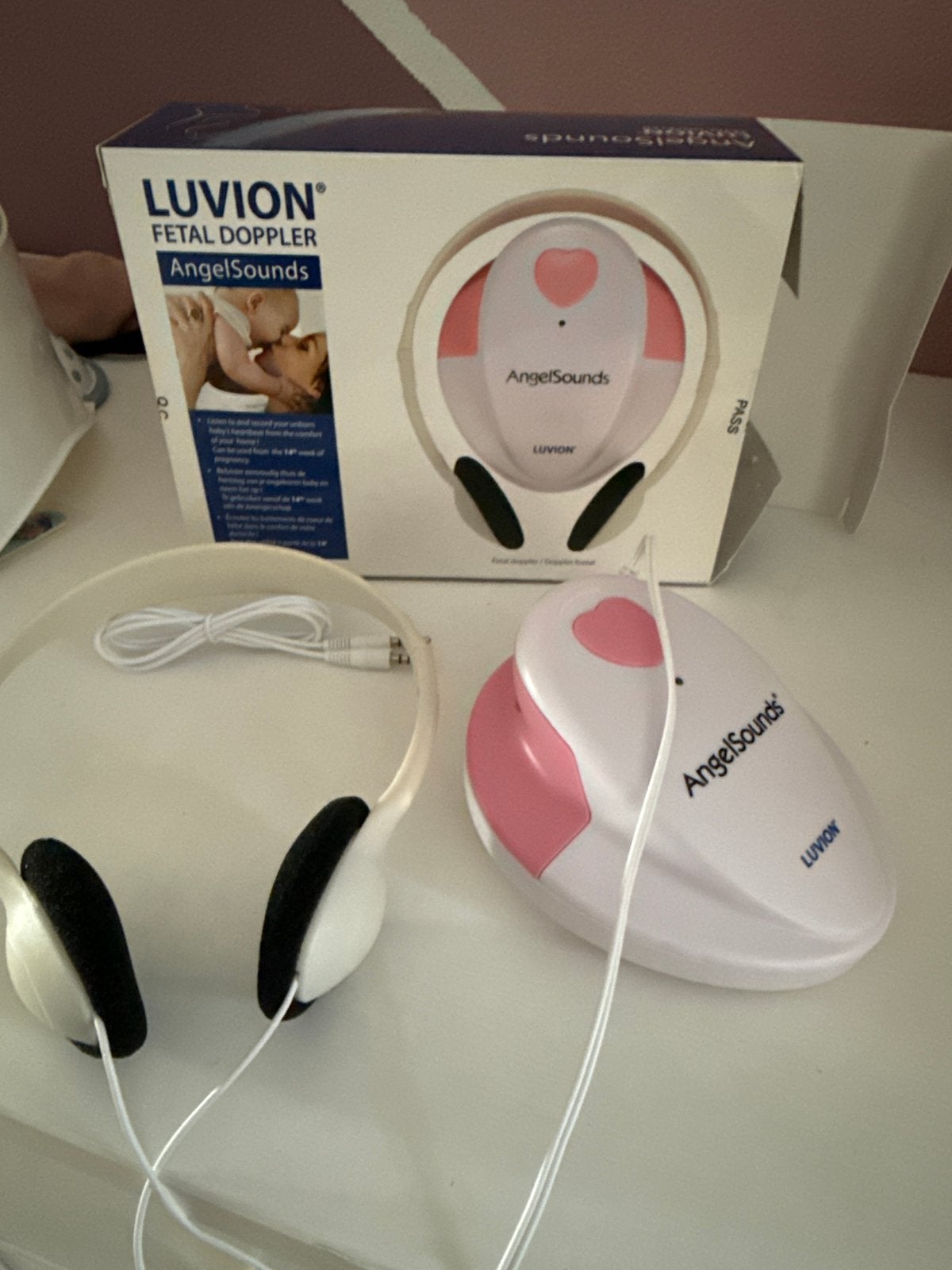 Luvion Fetal Doppler AngelSounds - Luister naar je baby, Kinderen en Baby's, Overige Kinderen en Baby's, Ophalen of Verzenden