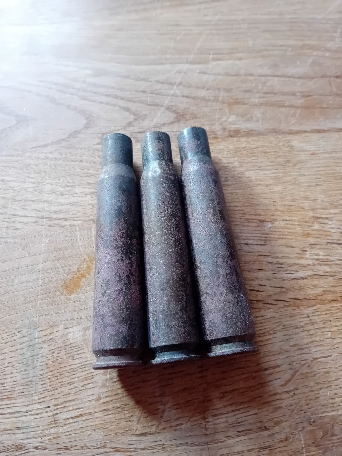 ​WO2 Amerikaanse .50 Caliber Hulzen (3 stuks) – Onschadelijk, Ophalen of Verzenden, Hulzen of Bodemvondsten