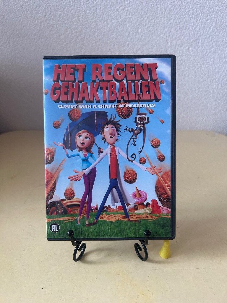 DVD Het Regent Gehaktballen – Leuke Familiefilm, Tekenfilm, Ophalen of Verzenden, Zo goed als nieuw, Alle leeftijden