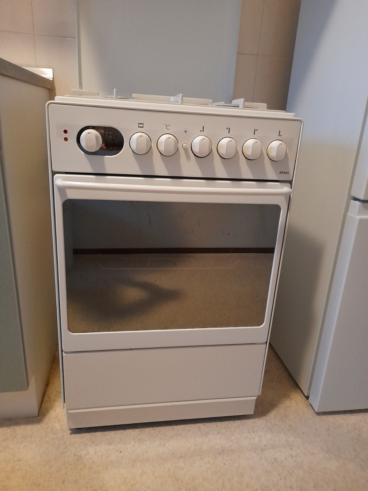 ATAG Gasfornuis met Oven - Vrijstaand, Witgoed en Apparatuur, Gebruikt, 60 cm of meer, Gas, Vrijstaand