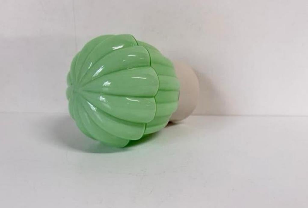 Vintage thabur groen jaren dertig origineel antieke lamp, Ophalen of Verzenden