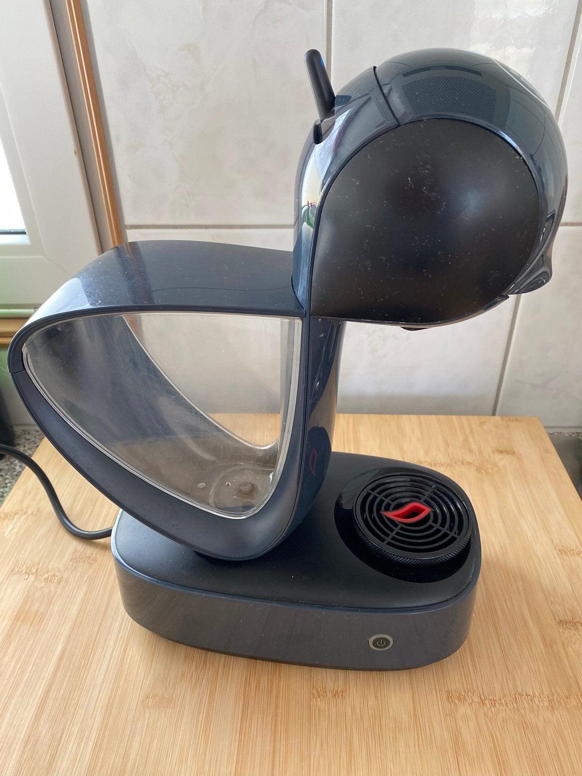 Dolce Gusto Krups KP170 met capsulehouder voor cups + cups, Gebruikt, Koffiemachine, Ophalen of Verzenden, Koffiepads en cups
