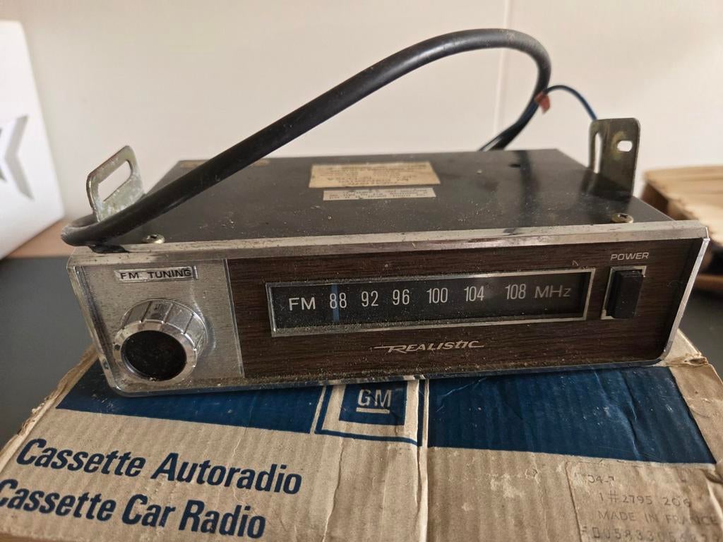 Antieke auto radio, Audio, Tv en Foto, Radio's, Ophalen of Verzenden, Radio