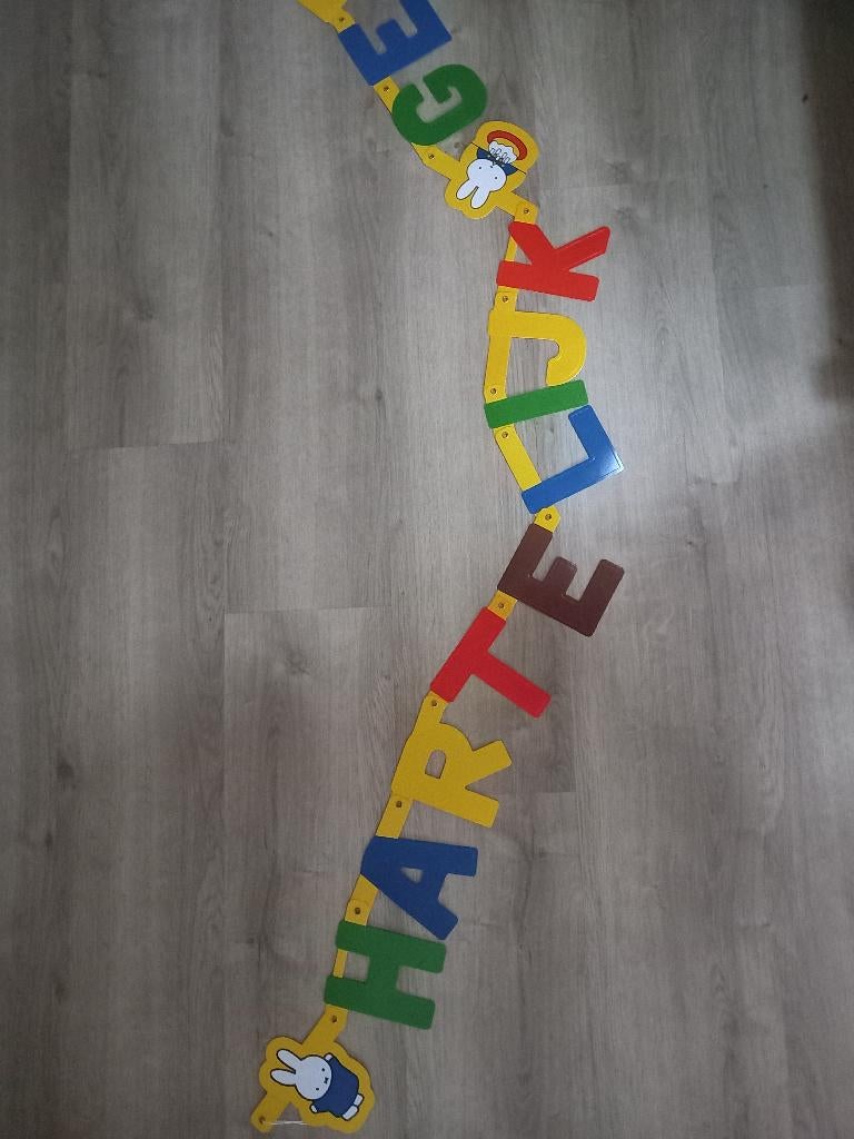 Slinger Nijntje - Hartelijk gefeliciteerd, Ophalen of Verzenden, Nieuw, Versiering, Verjaardag