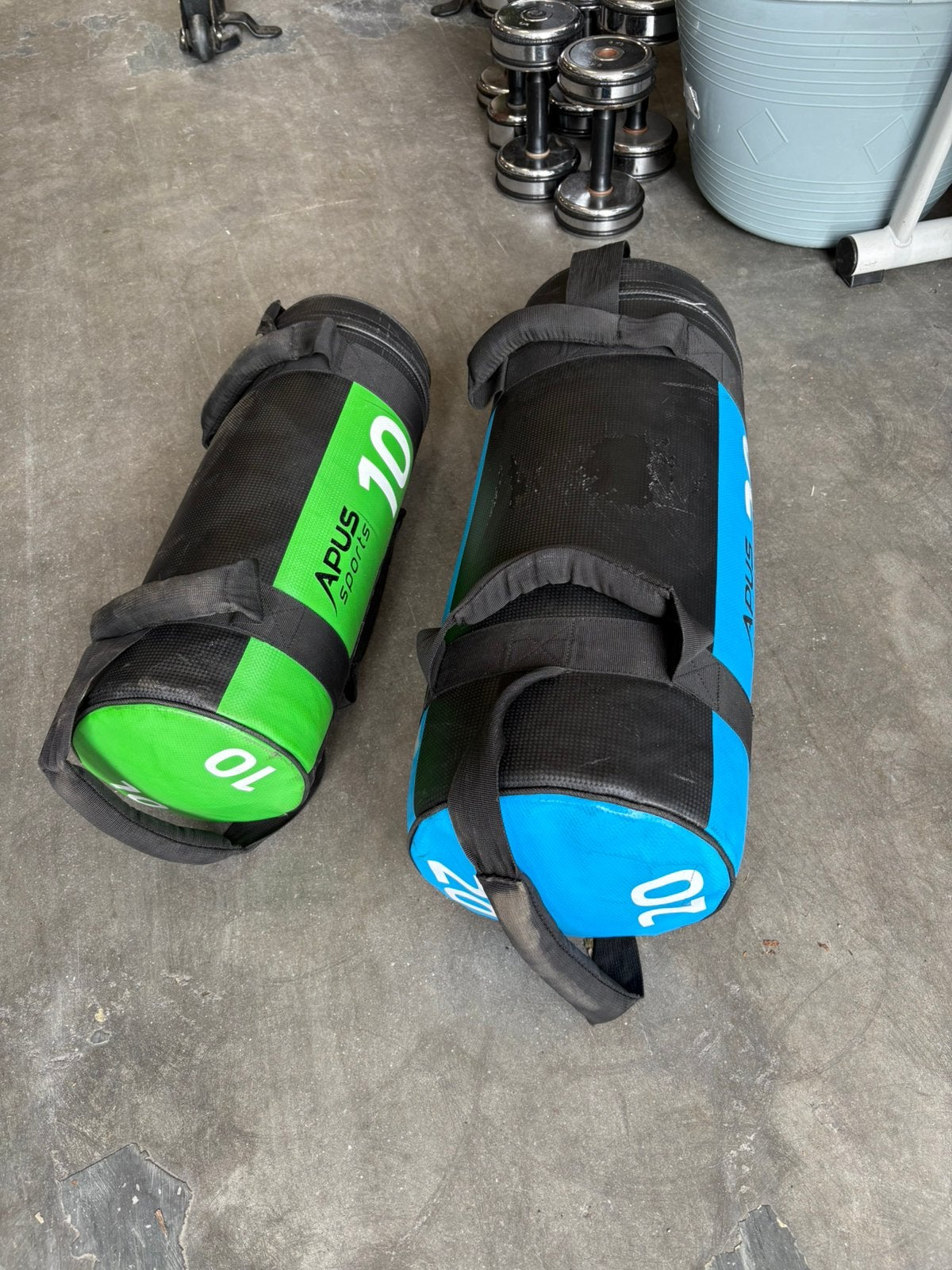 Power bag bags 10 en 20 kg gewichten zakken, Ophalen, 1 x 10 kg 1 x 20 kg, Gebruikt, Overige typen