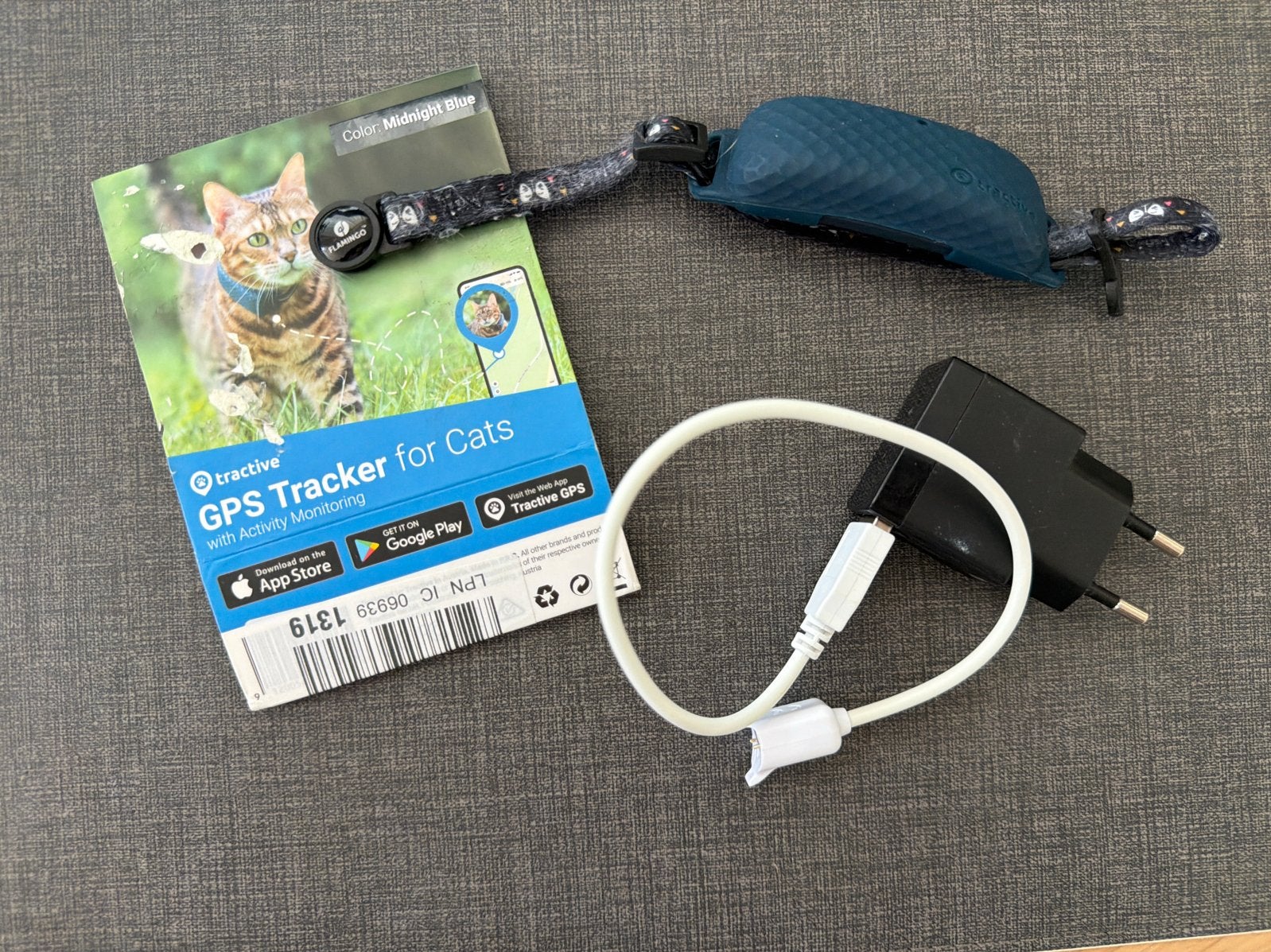 Katten GPS tracker tractive, Dieren en Toebehoren, Katten-accessoires, Ophalen of Verzenden, Zo goed als nieuw