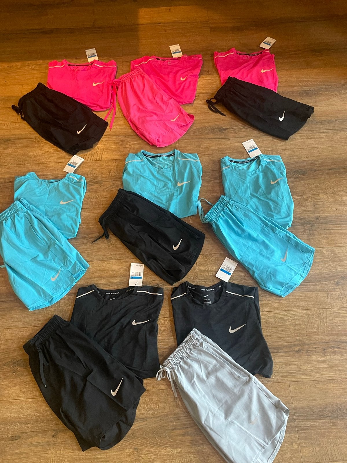 Sportkleding sets: Nike, Under Armour, Stone Island, Essenti, Maat 38/40 (M), Nieuw, Fitness of Aerobics, Meerkleurig