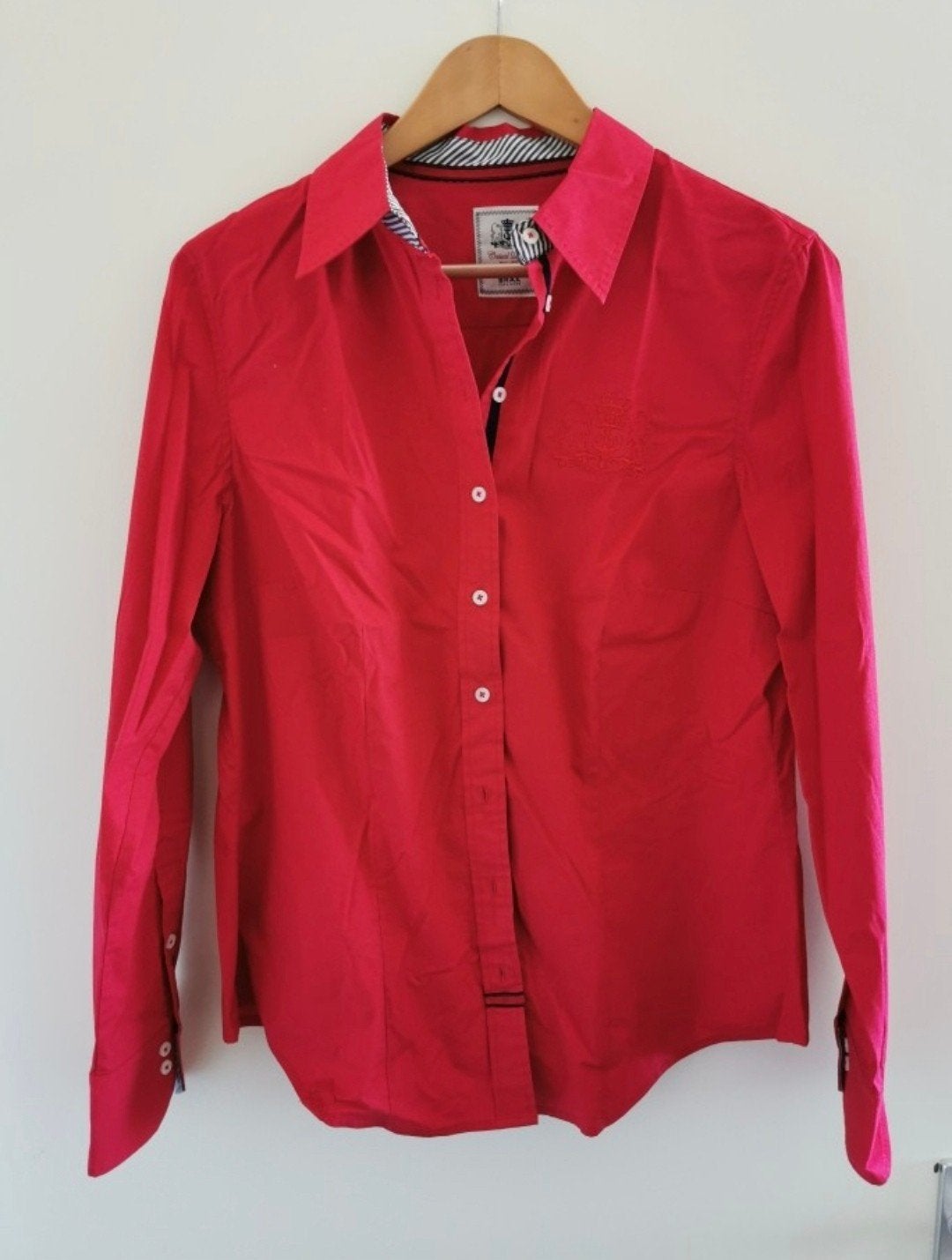 Brax rode blouse mt 44 ZGAN!
Blauwgestreept boorden.
Lengte, Ophalen of Verzenden, Zo goed als nieuw, Maat 42/44 (L), Rood