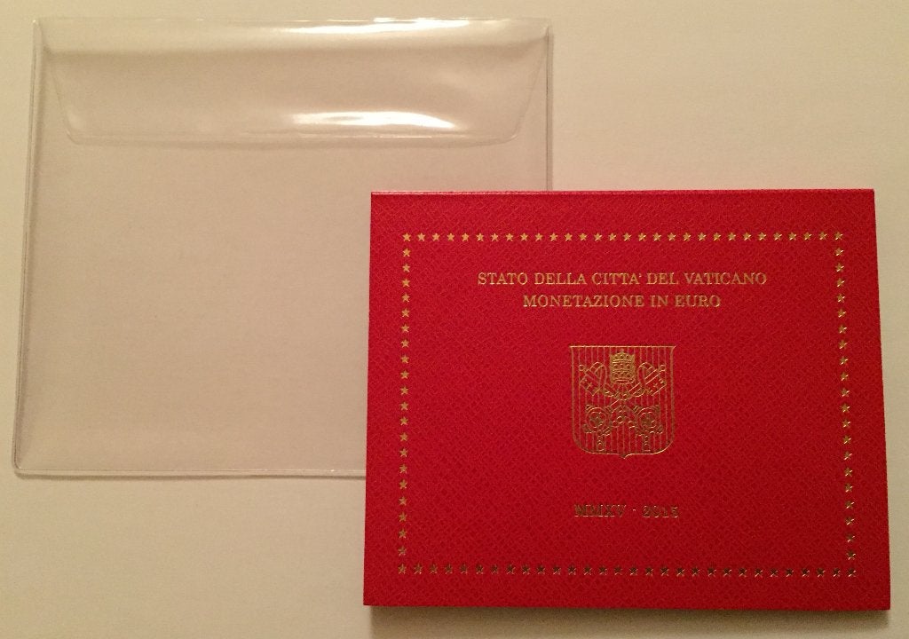 Hoesjes voor opbergen BU sets Vaticaan / 2 Euro coincards FR, Verzenden, Overige typen