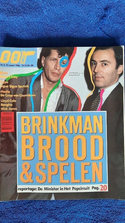 OOR 6-1986 Herman Brood Elco Brinkman Robert Cray Col, Ophalen of Verzenden, Zo goed als nieuw, Muziek, Film of Tv