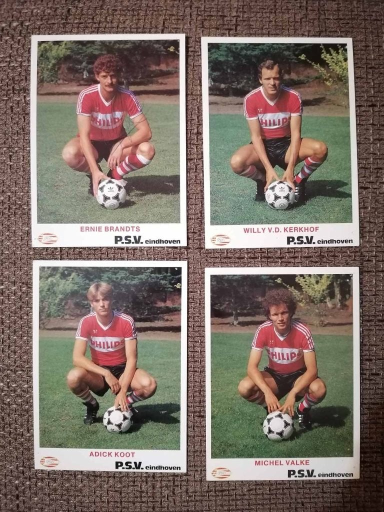 32x Spelerskaarten PSV different seasons, Verzenden, Zo goed als nieuw, PSV, Spelerskaart