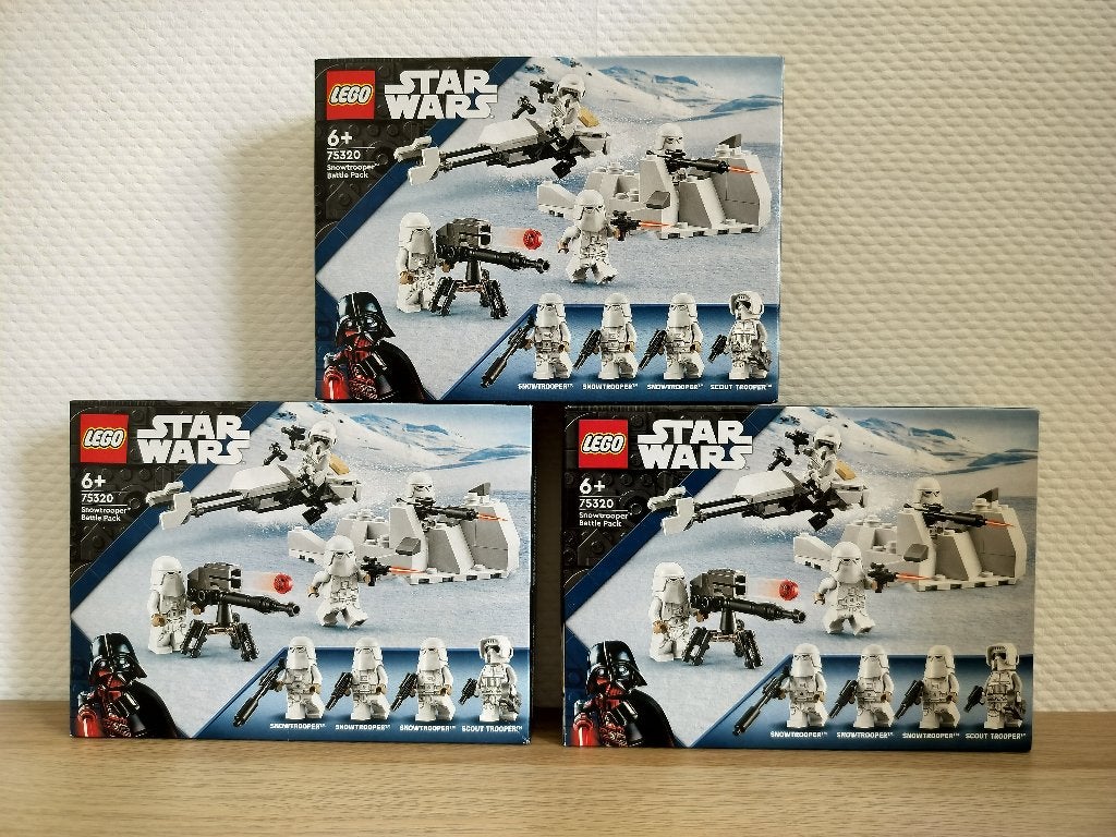 Lego 75320 - Star Wars - Snowtrooper Battle Pack (3x), Ophalen of Verzenden, Nieuw